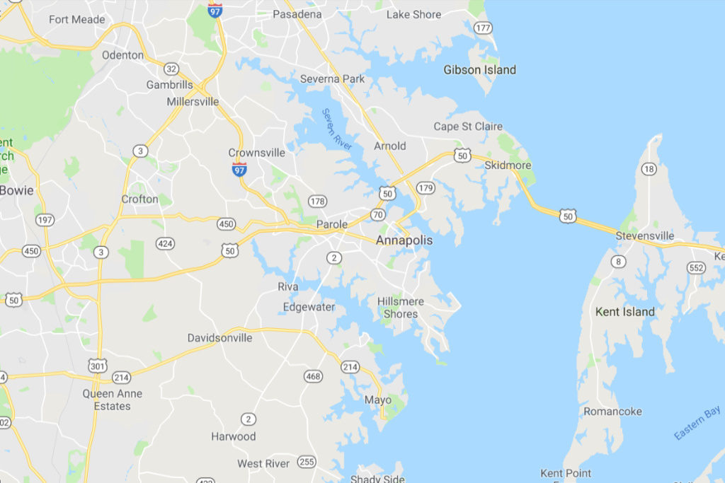 Annapolis Maryland Service Area Map