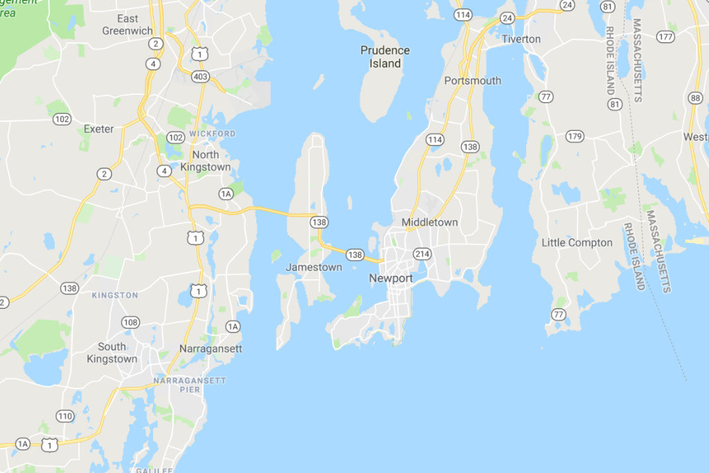 Newport Rhode Island Service Area Map