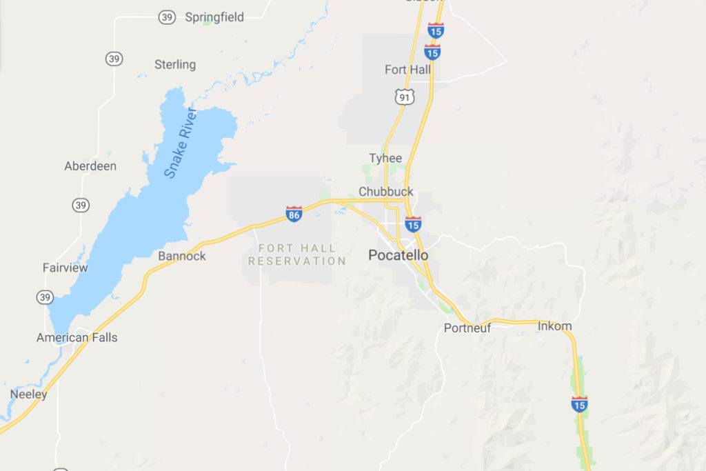 Pocatello Idaho Service Area Map