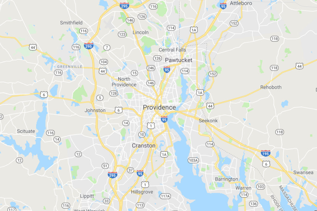 Providence Rhode Island Service Area Map