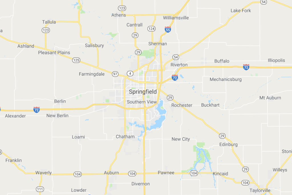 Springfield Illinois Service Area Map